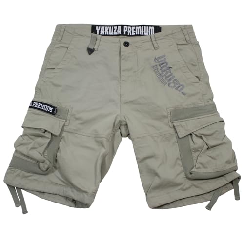 Yakuza Premium Herren Cargo Shorts 3850 helloliv-Sand L