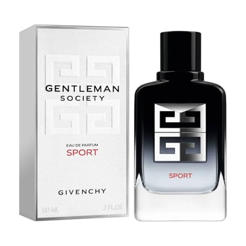 Givenchy Gentleman Society Sport Eau de Parfum, Spray, 60 ml, frisch, holzig, aromatisch, mit Noten von Zitrone, Vetiver und bernsteinfarbenen Hölzern