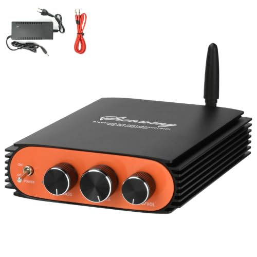 Fastsaw 5.3 Bluetooth Verstärker HiFi Stereo, 300Wx2 2-Kanal Mini Subwoofer Amplifier mit TPA3255 Amp Chip, Class D Digital Audio Verstärker mit DSP & SUB Out, DC 24-36V, BT/USB/AUX, 20Hz-20KHz