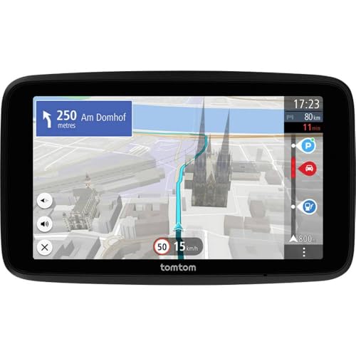 TomTom Pkw Navi GO Navigator 2. Generation (großes 6-Zoll-Display, Stauvermeidung Dank TomTom Traffic, Karten von Europa, Wi-Fi-Updates, Premium Services, einzigartige Magnethalterung)