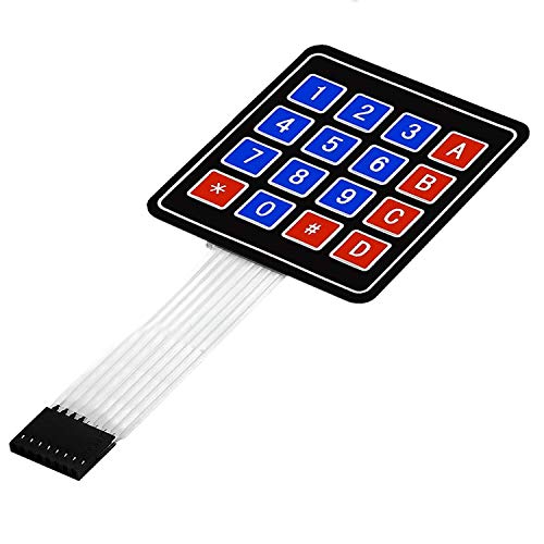 AZDelivery 4x4 Matrix Array Keypad Tastenfeld Tastatur kompatibel mit Arduino inklusive eBook!