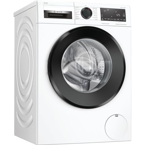 Bosch WGG244A20 Serie 6 Waschmaschine, 9 kg, 1400 UpM, i-DOS intelligente Waschmittel-Dosierung, Fleckenautomatik entfernt 4 Fleckenarten, ActiveWater Plus maximale Energie und Wasserersparnis