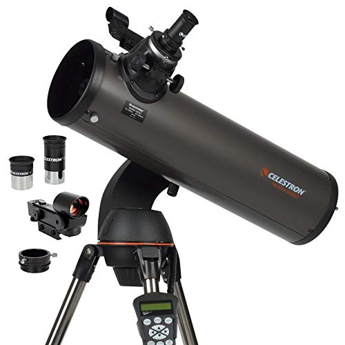 Celestron 31145 NexStar 130SLT Portable Computerised Newtonian Reflector Telescope, Grey