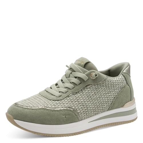 Tamaris Comfort Damen Sneaker Low 8-83738-46 SAGE (grün, 40 EU)
