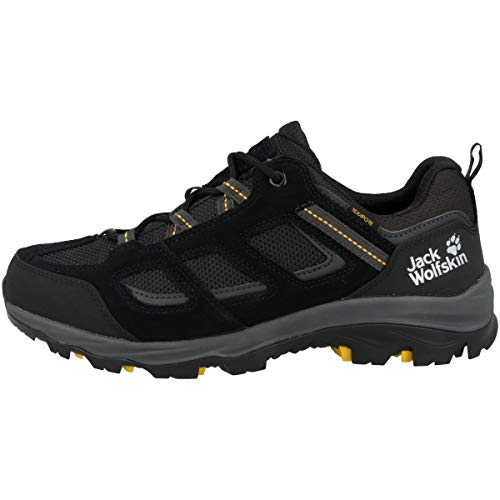 Jack Wolfskin Vojo 3 Texapore Low M Herren Outdoorschuhe , Black Burly Yellow Xt, 44 EU