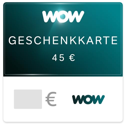 WOW Streaming Guthabenkarte 45 EUR - für Deutschland - per E-Mail