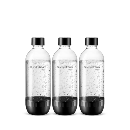 SodaStream 2260525 Wasserflasche, Kunstoff, multi, 3er Pack (3x1 Liter), 464