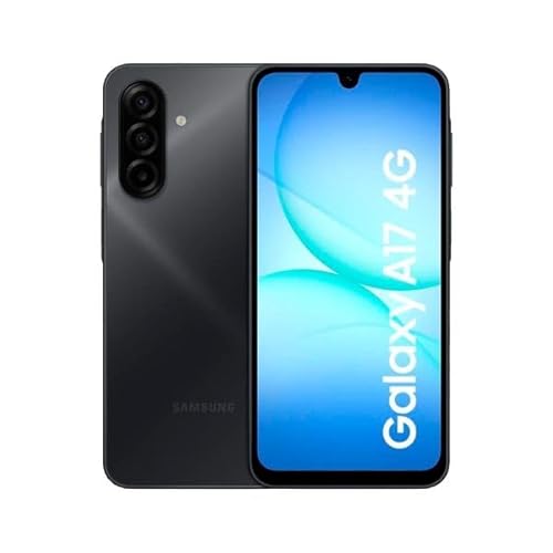 Samsung Galaxy A17 4G, Schwarz, 8 + 256 GB, 17 cm (6,7 Zoll), AMOLED, 90 Hz, Full HD+