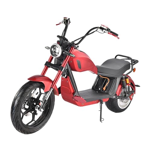 STW Emobile E-Chopper Twin, COC-Zertifiziert, Elektroroller für 2 Personen,2000W Motor, 45 km/h, Straßenzulassung, 75 kg, 210x90x120 cm