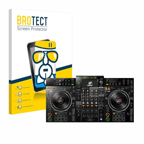 BROTECT Schutzglas für Pioneer XDJ -XZ Schutzfolie Panzer Folie Glas Displayschutz Made in Germany [Kratzfest 9H, Anti-Fingerprint,Transparent]
