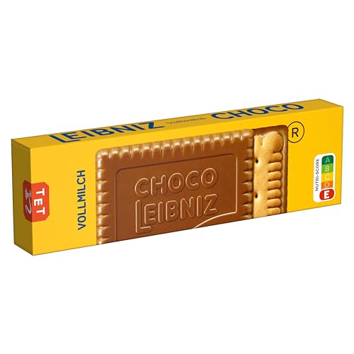 LEIBNIZ Choco Vollmilch, 125 g, knusprige Butterkekse eingebettet in zarte Milchschokolade (1 x 125 g)