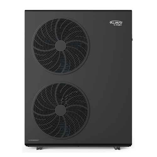 ALSAVO Monoblock Luft Wärmepumpe INVERBOOST HEAT R290 10 kW, Einphasig mit Doppellüfter, A+++ Energieeffizienz für Warmwasser und Heizung, BaFa Förderfähig