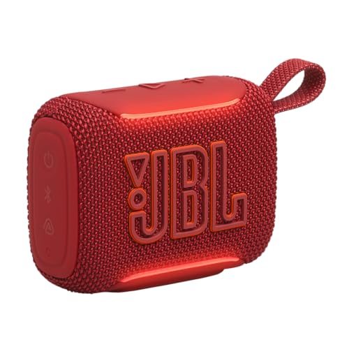 JBL Go 5, Ultraportabler Bluetooth‑Lautsprecher, Wasserdicht, Rot
