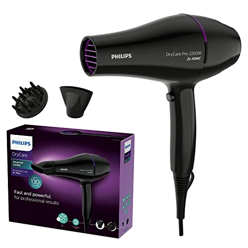 Philips DryCare Pro Haartrockner mit leistungsstarkem AC-Motor (Modell BHD274/00)