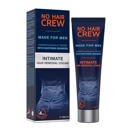 NO HAIR CREW Intimbereich Enthaarungscreme für Männer 100 ml – Das Original