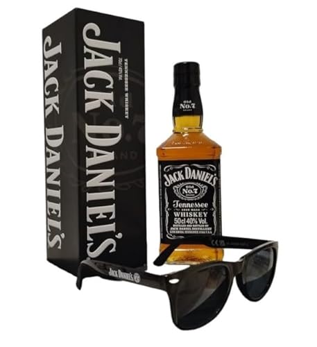 Jack Daniel's Old No.7 0,5L-Flasche + Sonnenbrille und Metal Tin