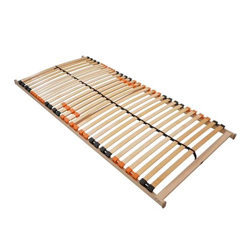 BMM Lattenrost 140x200 cm Fly NV – Nicht verstellbar, 7 Zonen, für alle Matratzen, Höhe 7 cm, einfache Selbstmontage, Made in Germany