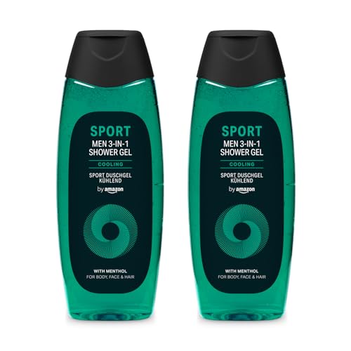 by Amazon Sport 3in1 Duschgel, für Herren, 2 x 500 ml