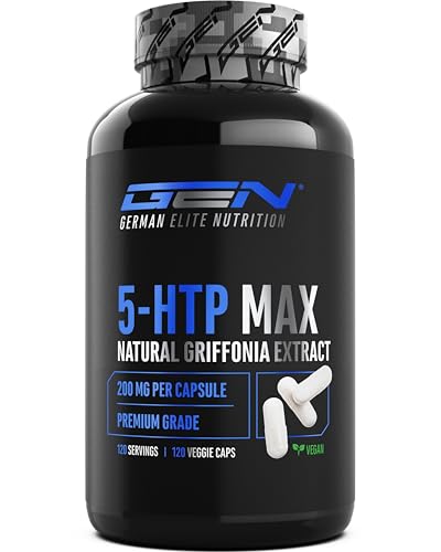 GEN GERMAN ELITE NUTRITION 5-HTP MAX - 120 Kapseln - 200 mg 5-HTP