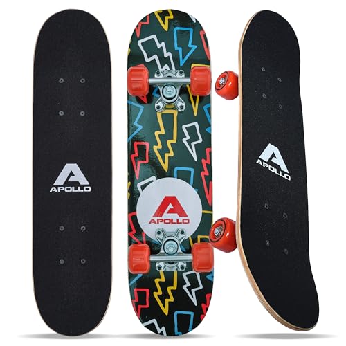 Apollo Skateboard - Flash - Kinderskateboard 61cm, ABEC 3