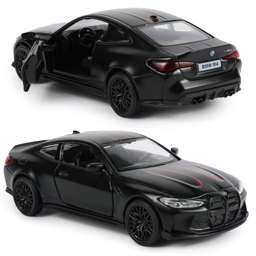 Risopen 1:36 Modellauto aus Druckguss passend für den BMW M4 CSL schwarz