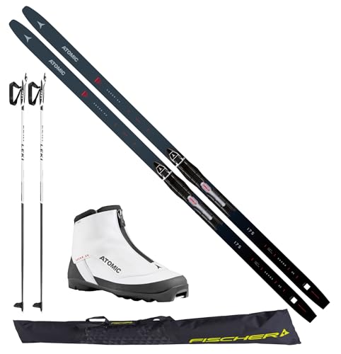 Atomic Langlaufski-Set Savor XC in 165cm (50-65 kg) + Bindung + Schuhe Women + Stöcke + Skisack 2025/26