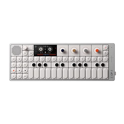 Teenage Engineering OP-1 Field (Tragbarer Synthesizer, Sampler und Drum Machine mit eingebauten Lautsprecher, Mikrofon, Effekte und Vocoder, Bluetooth Midi, USB-C, 24 Stunden im Akkubetrieb)