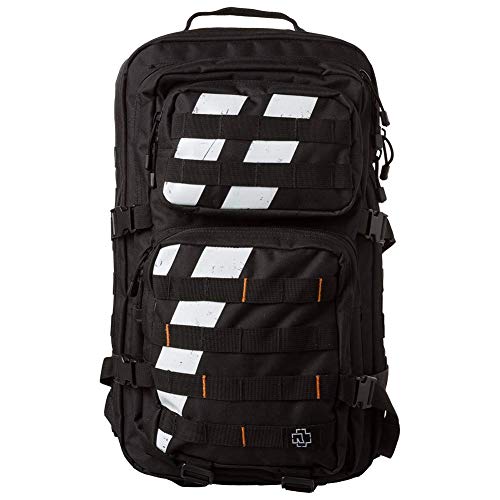 Rammstein Rucksack Reise Reise schwarz, Offizielles Band Merchandise Funktionsrucksack 30L