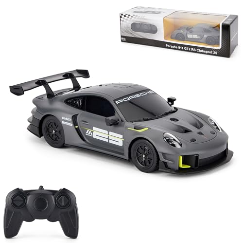 Porsche 911 GT2 RS Clubsport 25 Ferngesteuertes Auto - Maßstab 1:24, Offiziell Lizenziertes Hochleistungs-RC Auto, Grau - Ideal für Jungen und Mädchen