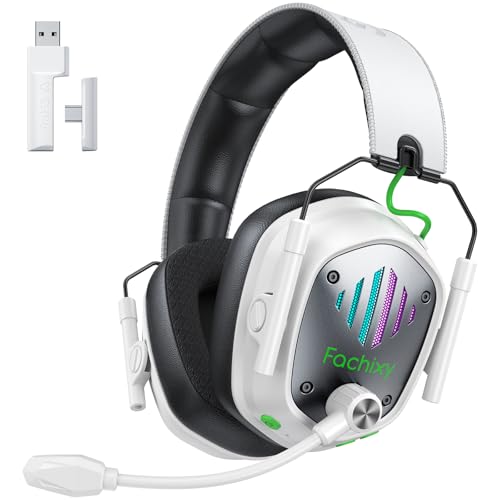 Gaming Headset Wireless für PS4, PS5, PC, Mac, Laptop, Switch, Mobile