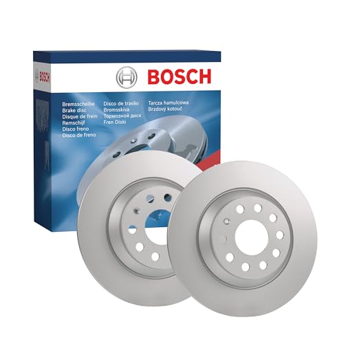 Bosch BD2144 Bremsscheibensatz - 300 mm belüftete, hochgekohlte Bremsscheiben - Hinterachse - ECE-R90-zertifiziert - hohe Kühlleistung und zuverlässiger Korrosionsschutz - 1 Satz aus 2 Scheiben