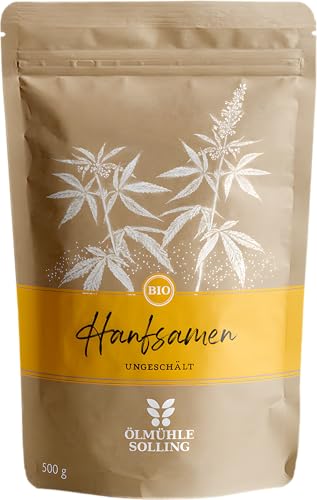 ÖLMÜHLE SOLLING - BIO Hanfsamen 500 g Beutel