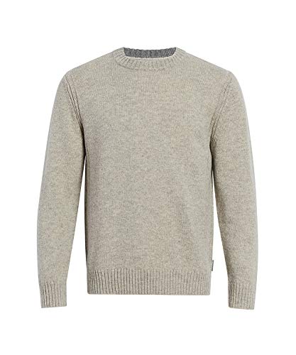 Woolrich Herren Kennebeck Shetland Wool Crew II Sweater Pullover, Arctic Grey Heather, Groß