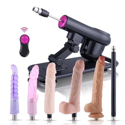 Fickmaschine, Sexmaschine für die Frau, Fickle Maschine für Frauen Männer, Dildomaschine mit Dildos, Sex Maschine mit Dilso Set, Love Machine mit 6 Zubehör, Sexspielzeug