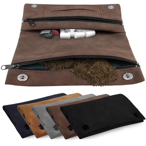 Tabaktasche Leder drehertasche für 30g, Tabakbeutel für tabak Drehtabak, Drehtabak Tasche, Tobacco Pouch