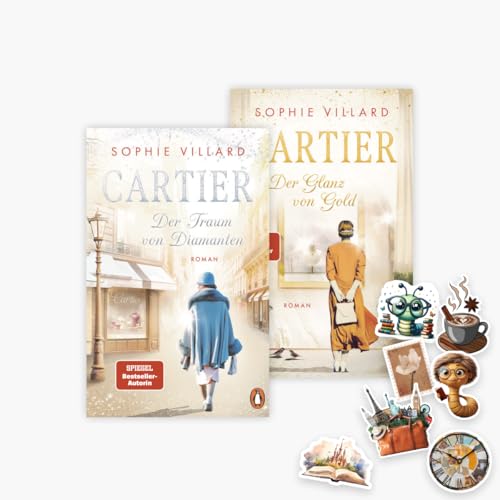 Die Cartier-Saga Band 1+2 plus 1 exklusives Stickerset