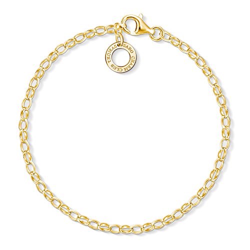 THOMAS SABO Damen Charm-Armband 925 Sterlingsilber X0243-413-39-L17