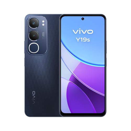vivo Y19s Smartphone, 6GB + 128GB, 6GB Extended RAM, 6.68