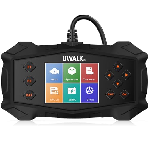 OBD2 Diagnosegerät OBD Auto Adapter: EOBD Auto Scanner Motor Diagnose Fehlerauslesegerät Lesegerät mit OBDII Funktionen - Deutsch KFZ Auslesegerät für Alle Fahrzeuge Ford BMW VW Mercedes Audi