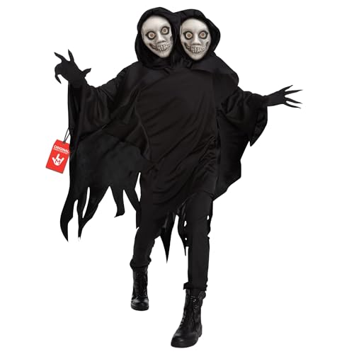 Morph Geisterkostüm für Herren, Gruseliges Halloween-Outfit, Perfekt für Halloween-Partys, XL
