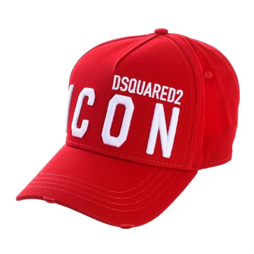DSQUARED2 Herren-Kappe mit verstellbarem Riemen BMC0412-05C00001