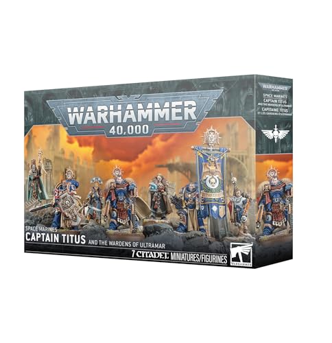 Games Workshop - Warhammer 40.000 - Space Marines - Ultramarines: Captain Titus & The Wardens of Ultramar