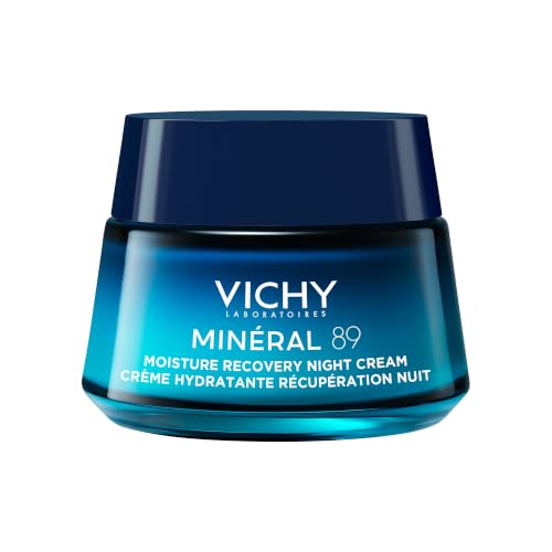 Vichy Minéral 89 Leichte Regenerierende Feuchtigkeits-Nachtcreme, 50 ml
