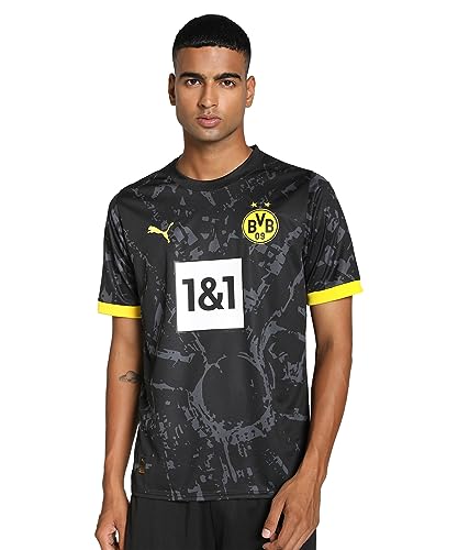 PUMA PUMA BVB 770612-02 Away Jersey Replica T-Shirt Unisex Black Größe XXL