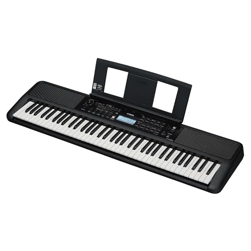 Yamaha PSR-EW320 Tragbares Keyboard für Anfänger – 650 Instrumentenklänge und 76 anschlagdynamische Tasten mit 48-stimmiger Polyphonie – Inkl. 2 Online-Keyboard-Lessons an der Yamaha Music School