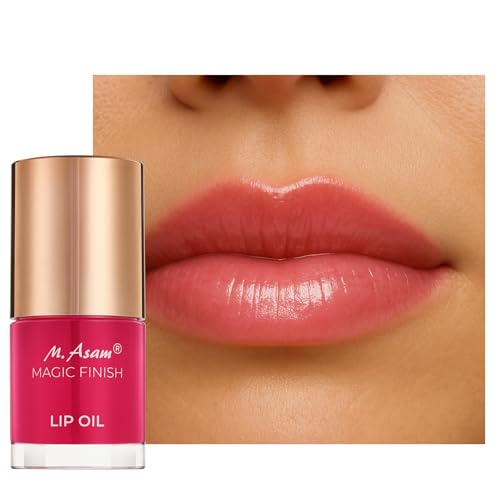 M. Asam MAGIC FINISH Lip Oil Raspberry Dream (6ml) – Lippenöl Für Gepflegte, Glänzende Lippen, Spendet Feuchtigkeit & Volumen, Leichte Textur Mit Glanz-Finish & Hyaluron, Vegane Lippenpflege