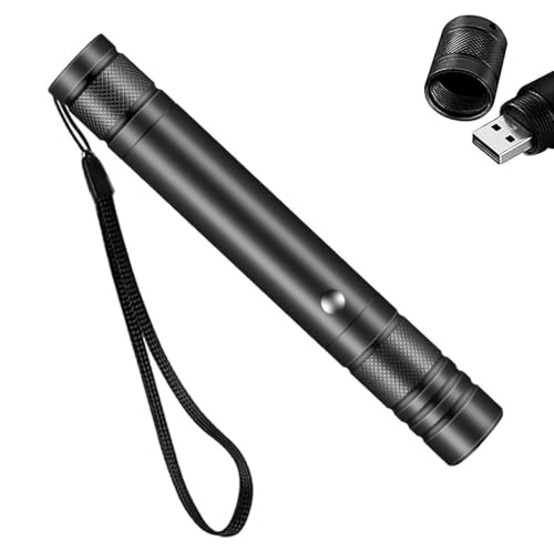 BENBENGO Taschenlampe,Stiftlampe,Taschenlampe Aufladbar,Taktische Handlampe | Langstrecken-USB-Wiederaufladbarer Taktischer Strahl,Mini Torch mit 4 Lichtmodi,für Camping,Wandern,Outdoor,Außenbereich