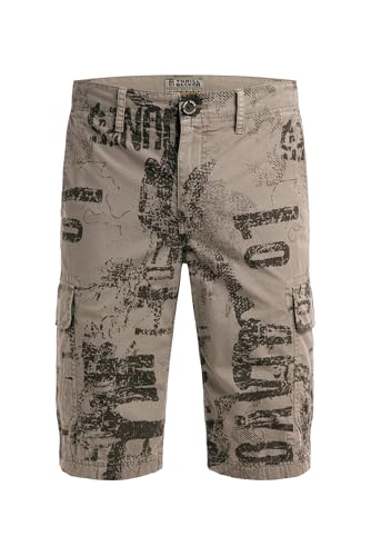 Camp David Herren Cargo Shorts mit All Over Print Rock Ridge, L