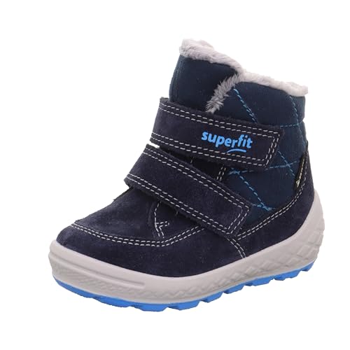Superfit Jungen - Schuhe GROOVY Boot, Modern, BLAU/TÜRKIS 8000, 24