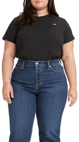 Levi's Damen Plus Size The Perfect Tee T-Shirt, Mineral Black, 4XL